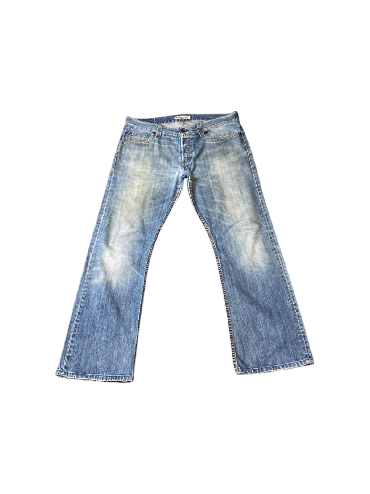 Levi's Jeans Mens 39W 31L Blue Denim Red Tab Straight Leg Relaxed Fit 5 Pocket