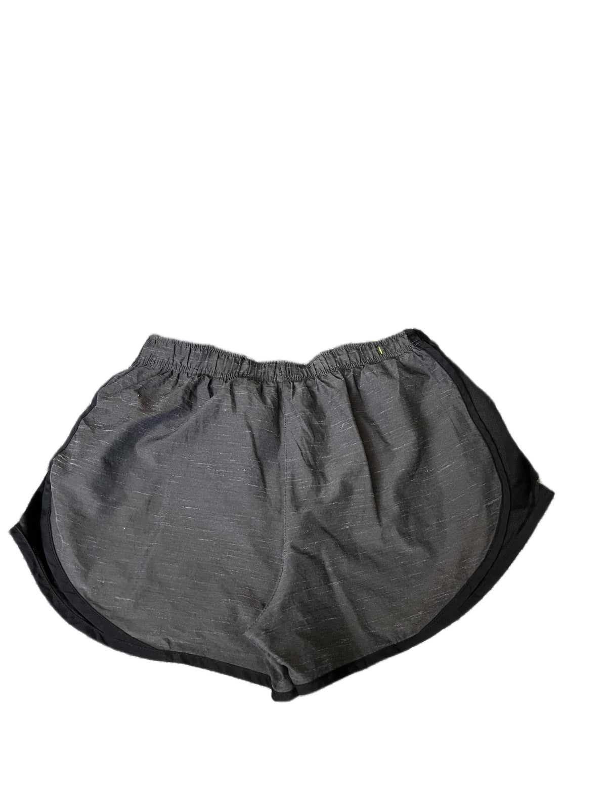 Nike Tempo Running Shorts Fits as Womens Small 28" Waist Black Grey Dolphin Hem