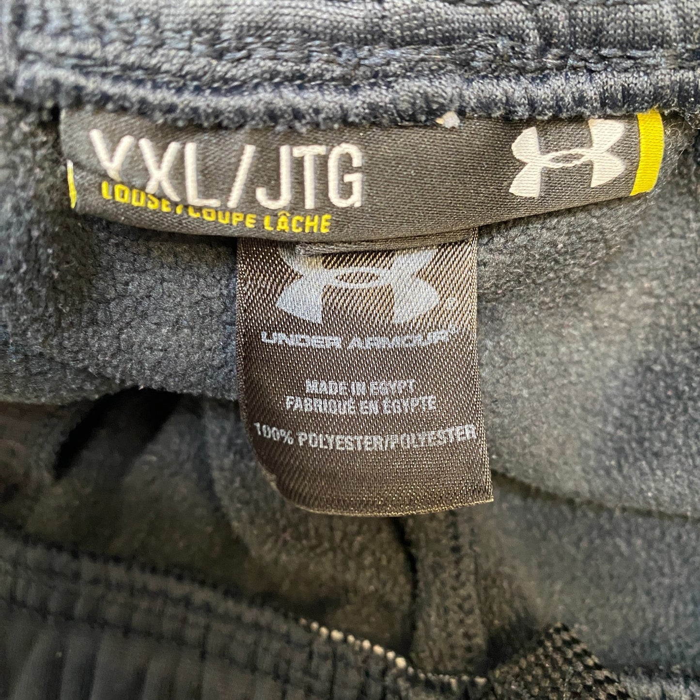 Under Armour Jogger Fits as Womens 27" Waist Black Loose Stretch Track Trouser