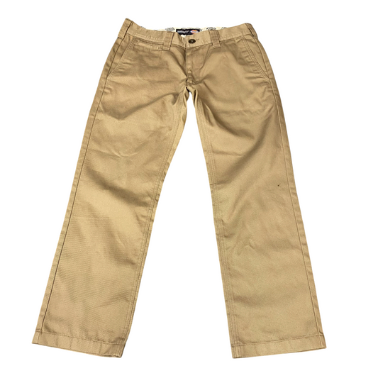 Dickies Work Pants Mens M Brown Flex Duck Carpenter Relaxed Fit Straight Leg