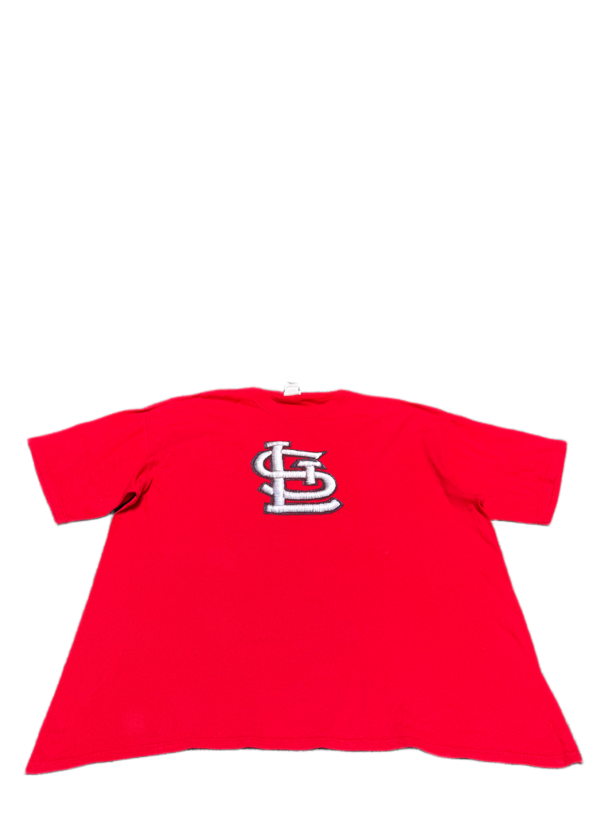 Lee Sports T-Shirt Womens 2XL Red Embroidered Logo Short Sleeve Crew Neck Tee
