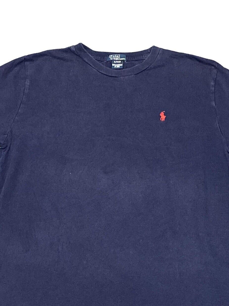 Ralph Lauren T-Shirt Navy Womens XL Chest Logo Pony