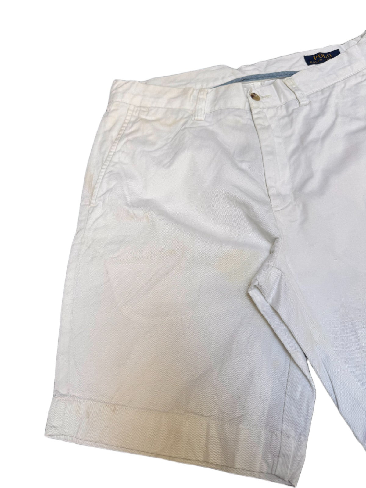 Polo Ralph Lauren Chino Shorts Fits as Mens Medium 32" Waist White Classic Fit