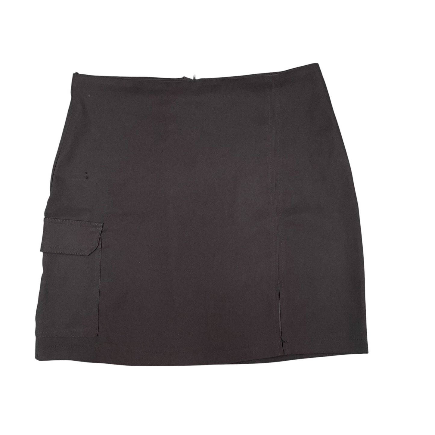 RC Collection Pencil & Straight Skirt Womens L Black Cargo Pocket Casual Zipper