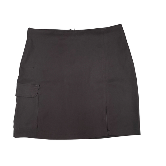 RC Collection Pencil & Straight Skirt Womens L Black Cargo Pocket Casual Zipper