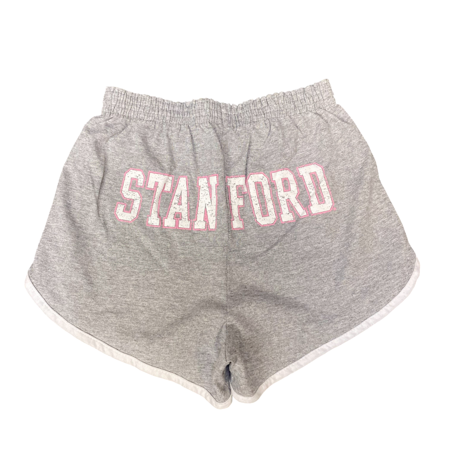 Running Sprinter Stanford Shorts Womens Small Grey Heather Athletic Dolphin Hem
