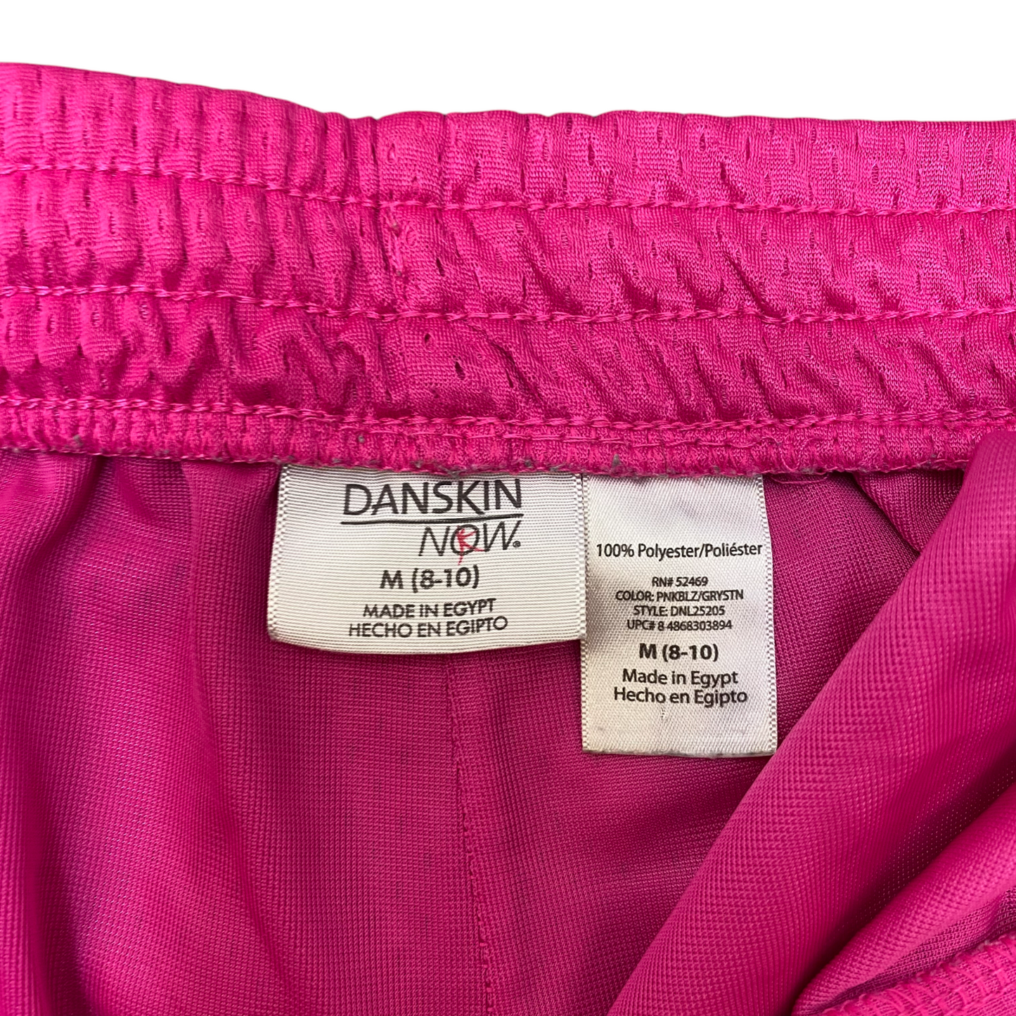 Running Shorts Womens Medium Pink Mesh Athletic Fit Drawstring Waist Dolphin Hem
