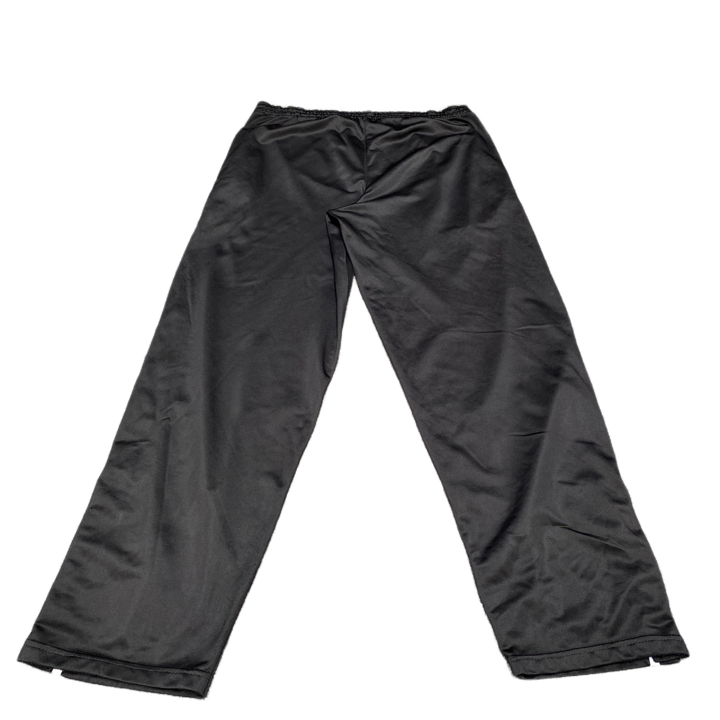 Okay Joggers Fits as Mens 33" Waist Black Ankle Snap Gym Training Track Trousers
