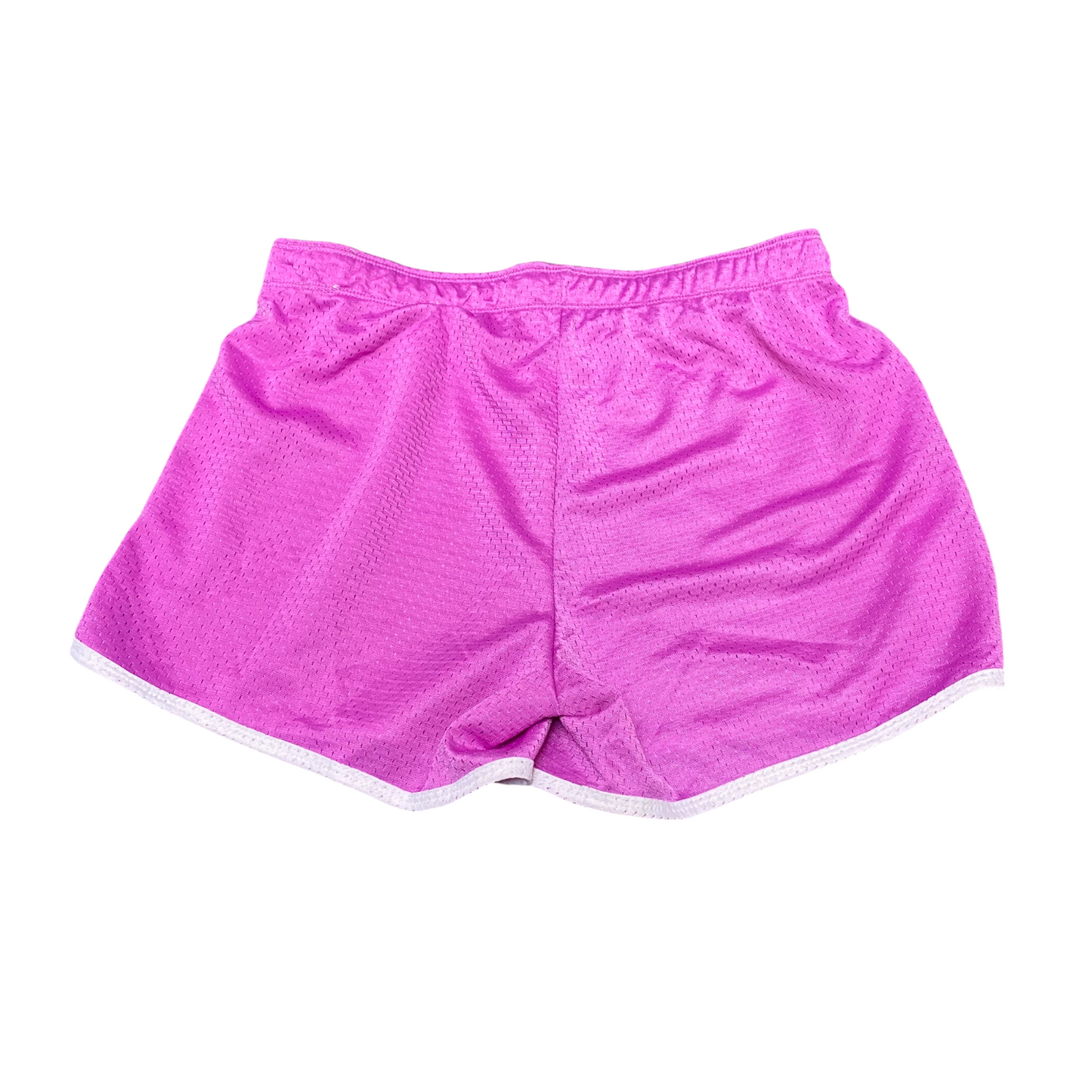 Active Running Sprinter Shorts Girls 28W Purple Allover Mesh Gym Athletic Fit
