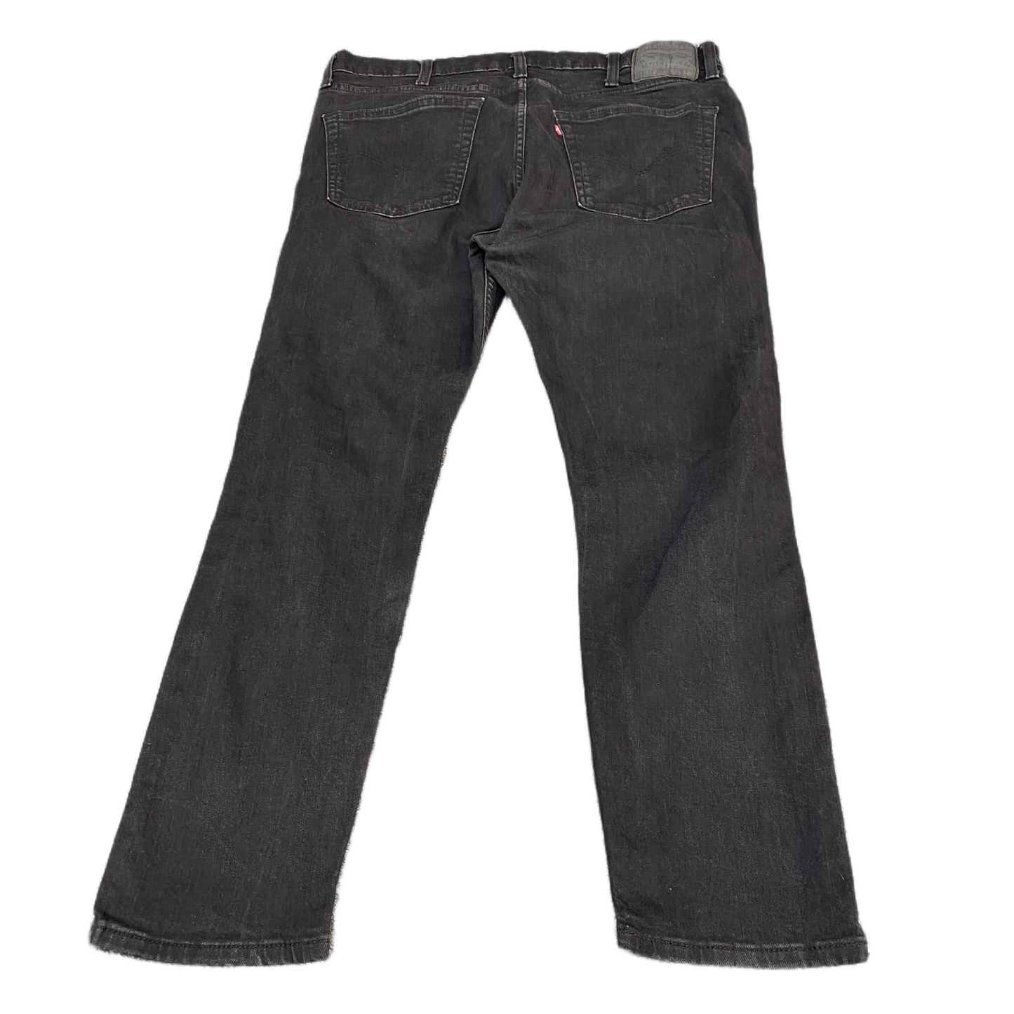 Levi's Jeans Fits as Mens 37" Waist Black Denim 512 Distressed Grunge Streetwear