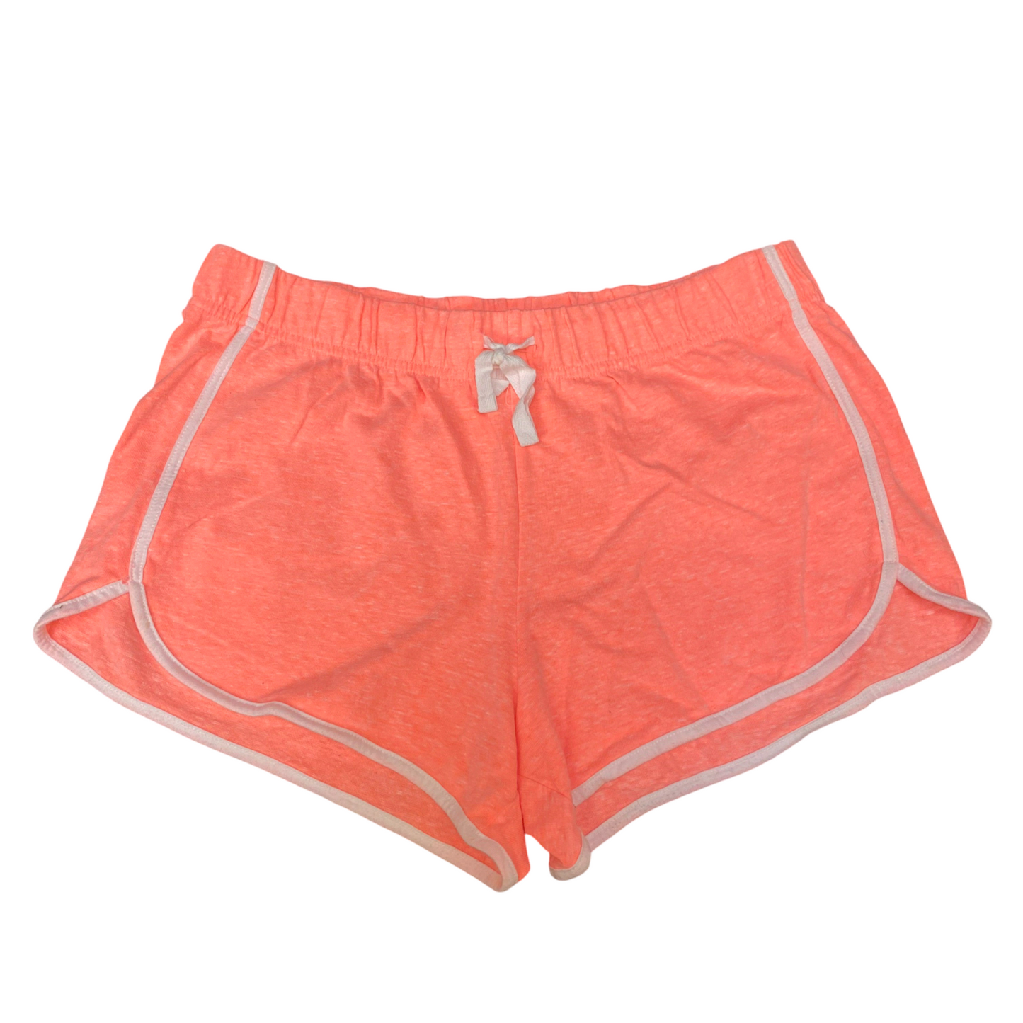Perfect Lounge Shorts Womens Medium Coral Stretch Drawstring Waist Dolphin Hem