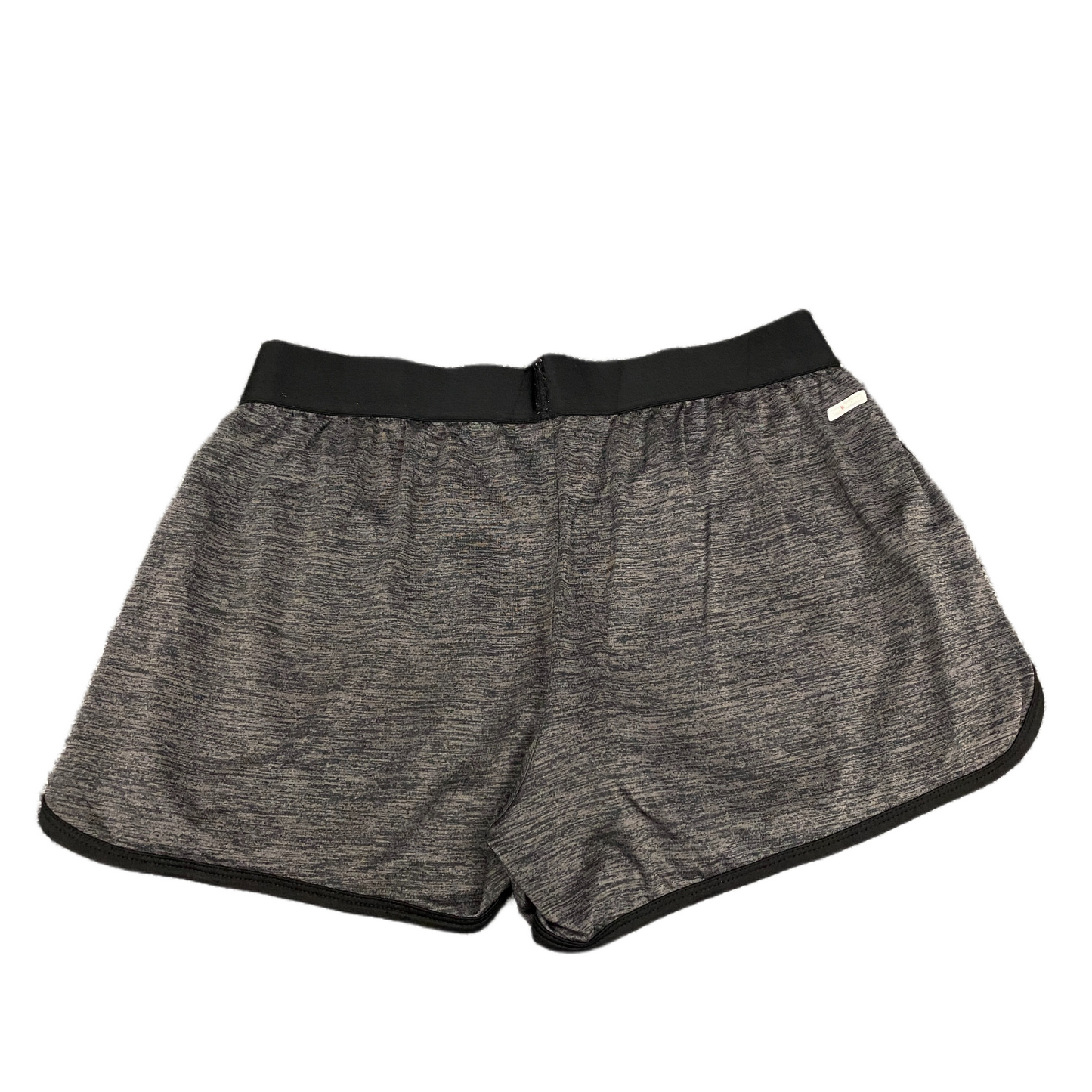 Running Shorts Women M 29" Waist Grey Heather Elastic Waist Gym Training Pull On
