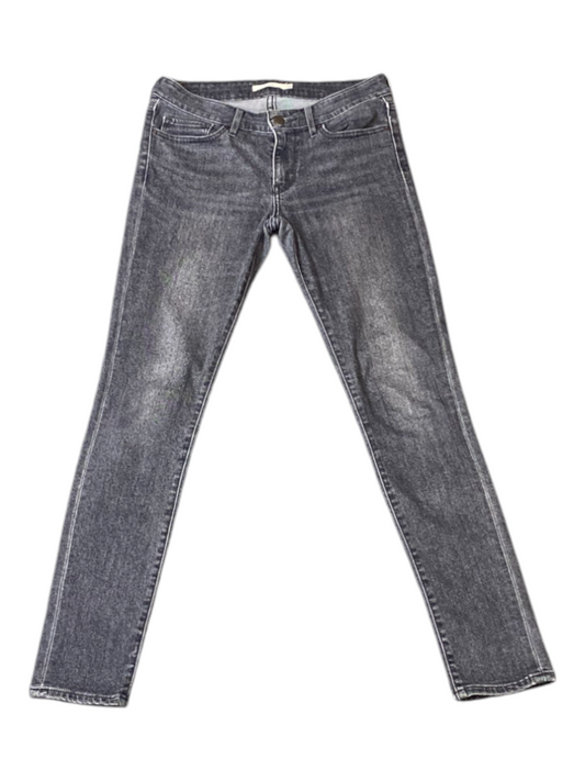 Levi's Jeans Womens 31W 30L Grey Denim Red Tab Skinny Leg Five Pocket Preppy