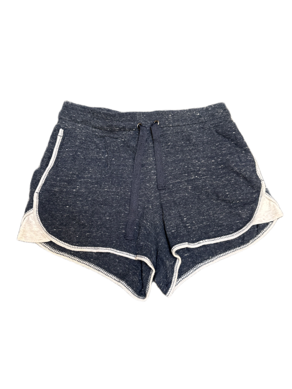 Running Sprinter Shorts Womens S 28" Waist Blue Athletic Gym Workout Dolphin Hem