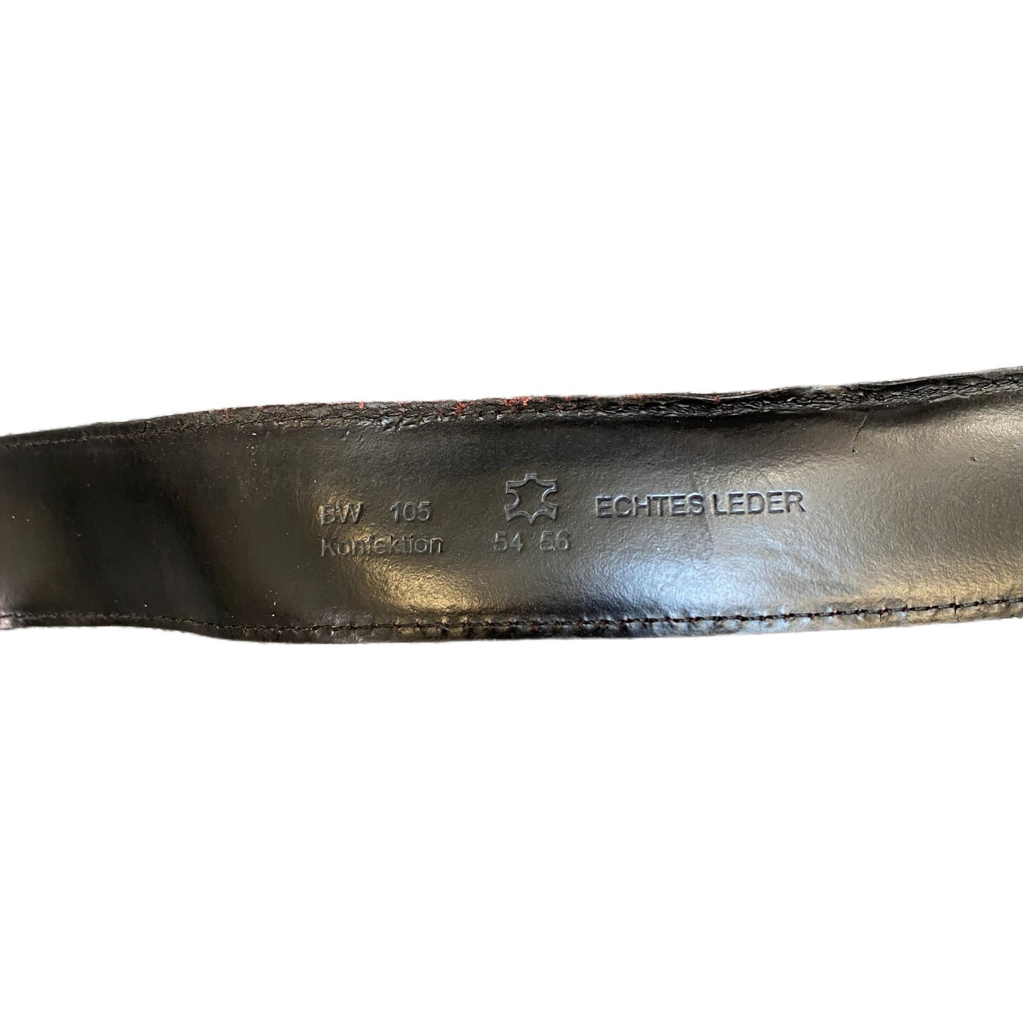 Waist Belt Mens Black Leather Adjustable Classic Silver Pin Buckle 46 Inches