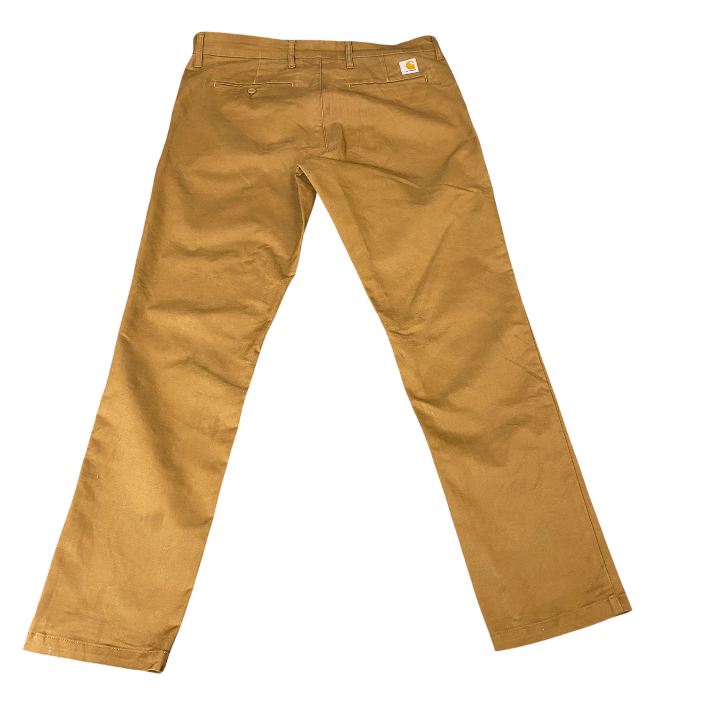 Carhartt WIP Sid Pants Mens XL Brown Work Comfort Stretch Flat Front Regular Fit