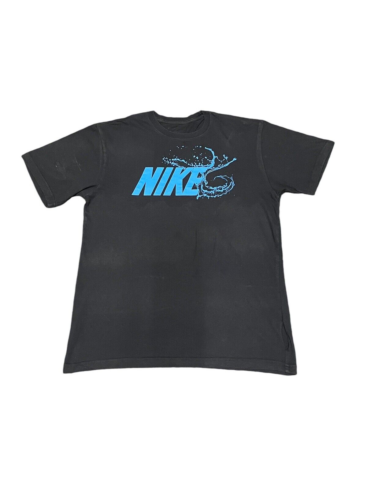 Nike T-Shirt Black Mens M Chest Logo