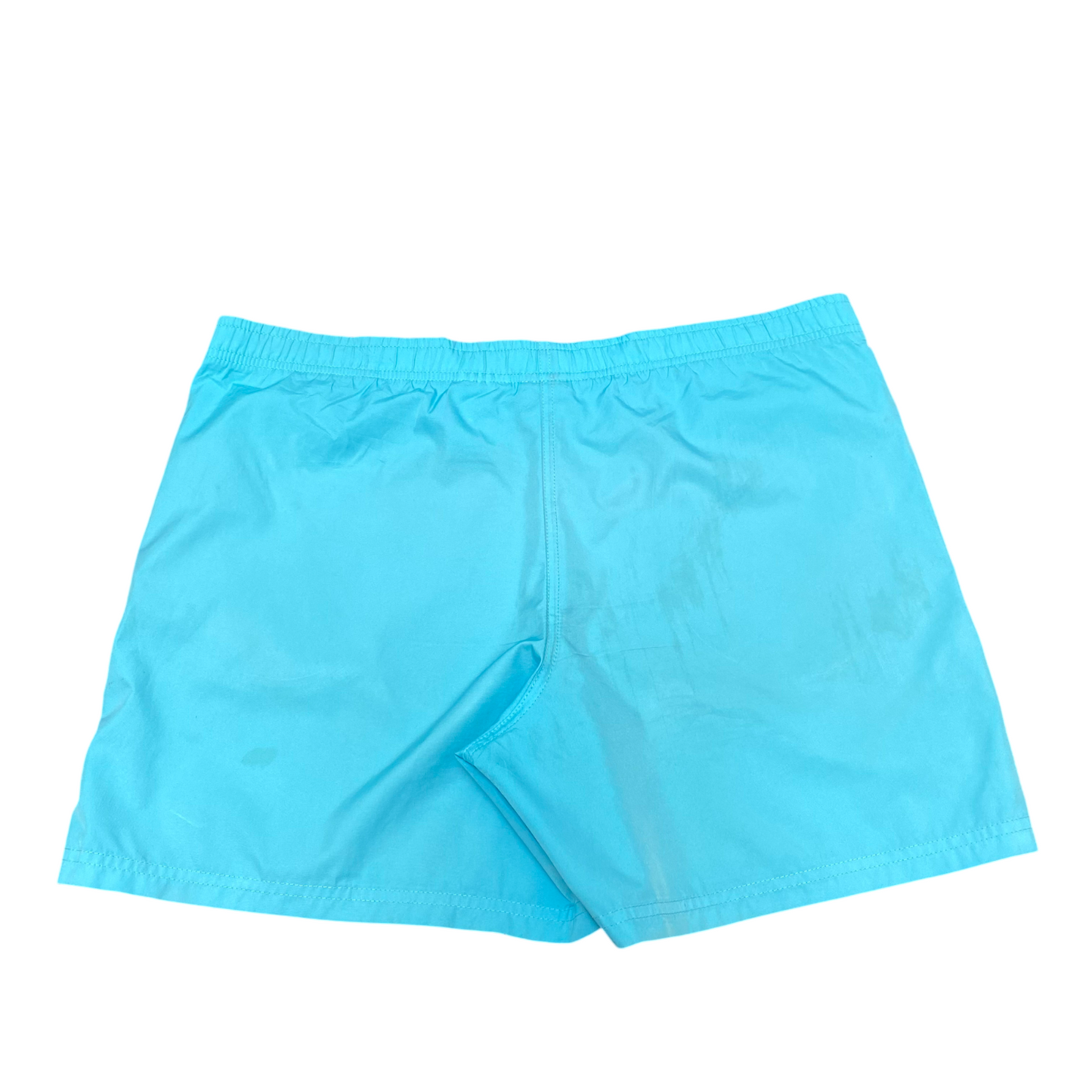Nike Swim Trunks Shorts Womens Small Blue Stretch Elastic Waist Athletic Gym Fit