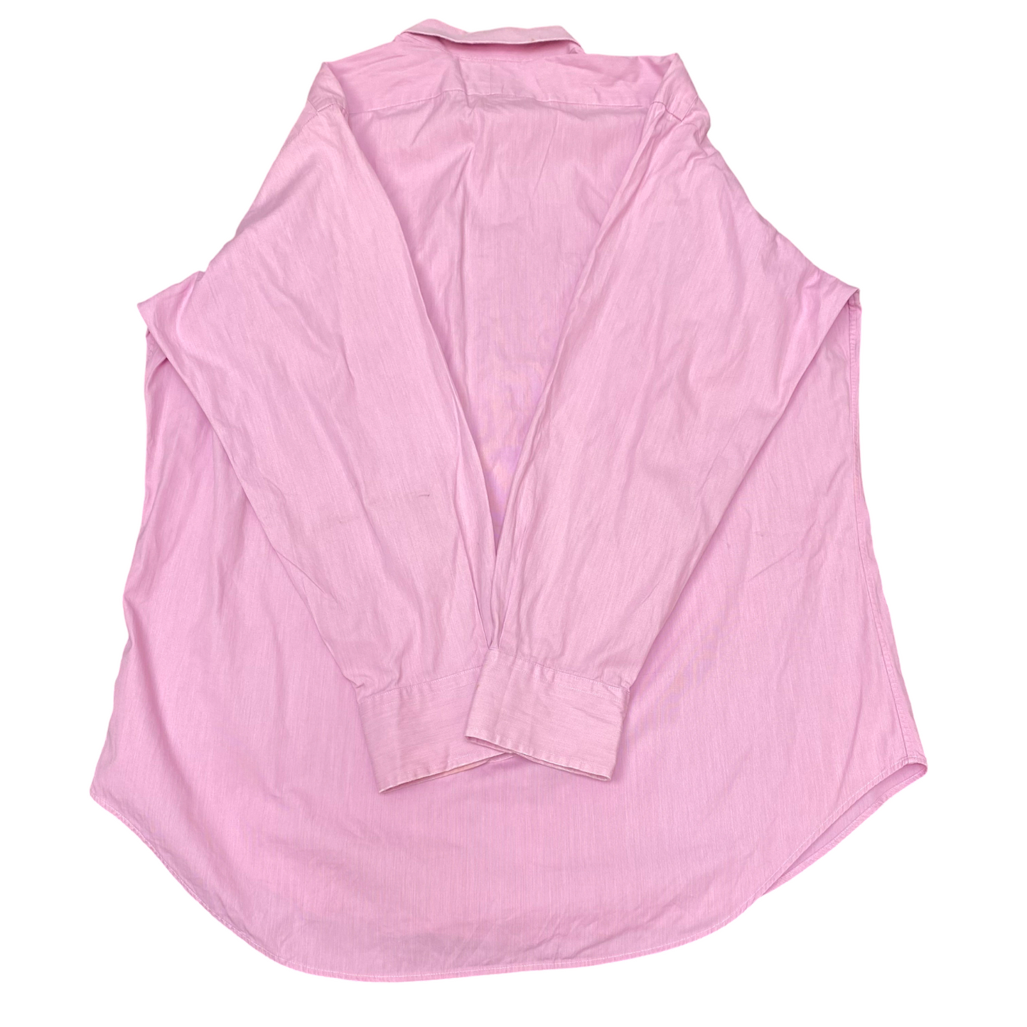 Polo Ralph Lauren Formal Shirt Mens L Pink Regent Classic Fit Button Down