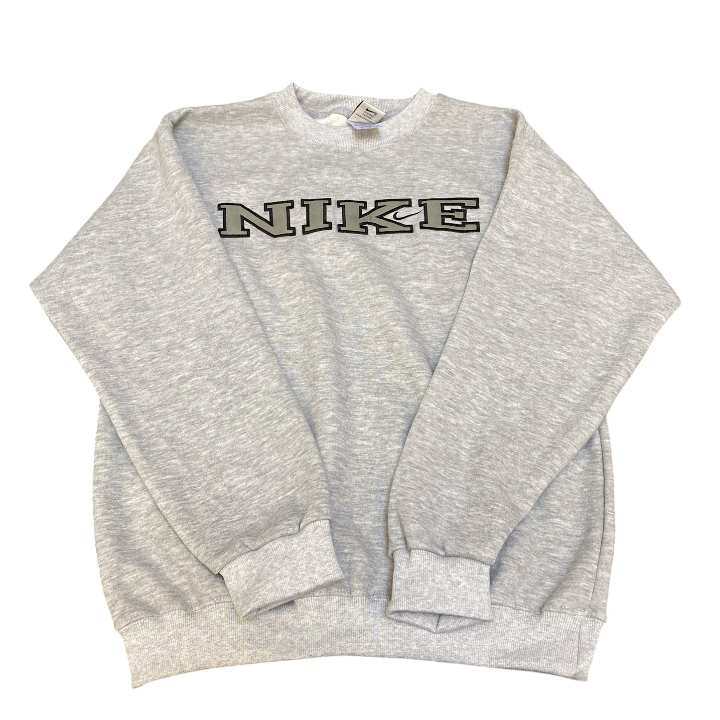 Nike Reworked Sweatshirt Preowned Embroidered Spellout Logo Sizes & Colours