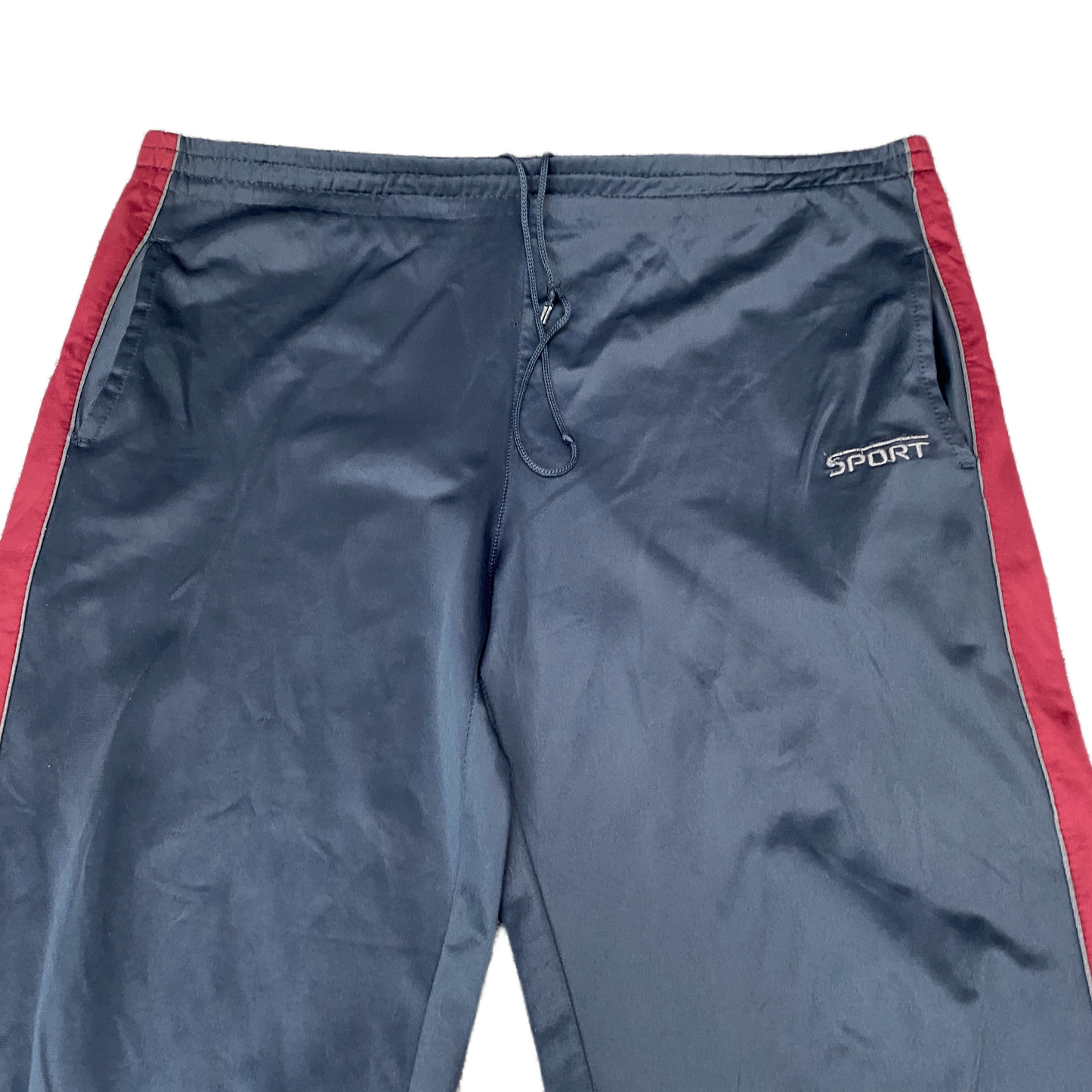 Infinity Sports Joggers Fits as Men 41" Waist Navy Red Drawstring Track Trousers