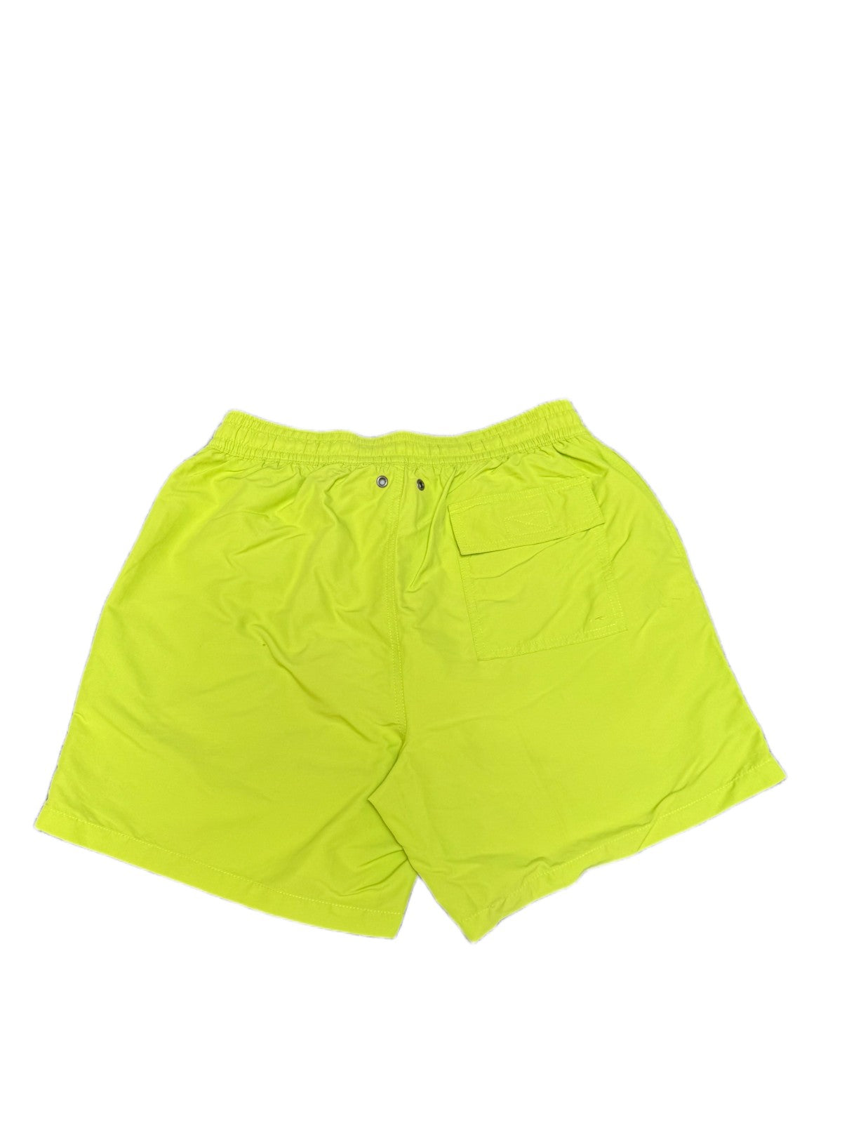 Polo Ralph Lauren Swim Trunks Mens M 30" Waist Lime Green Mesh Lined Drawstring
