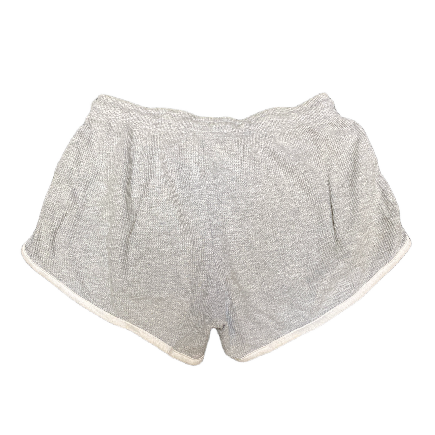 Running Sprinter Shorts Women M 28" Waist Grey Athletic Gym Workout Dolphin Hem