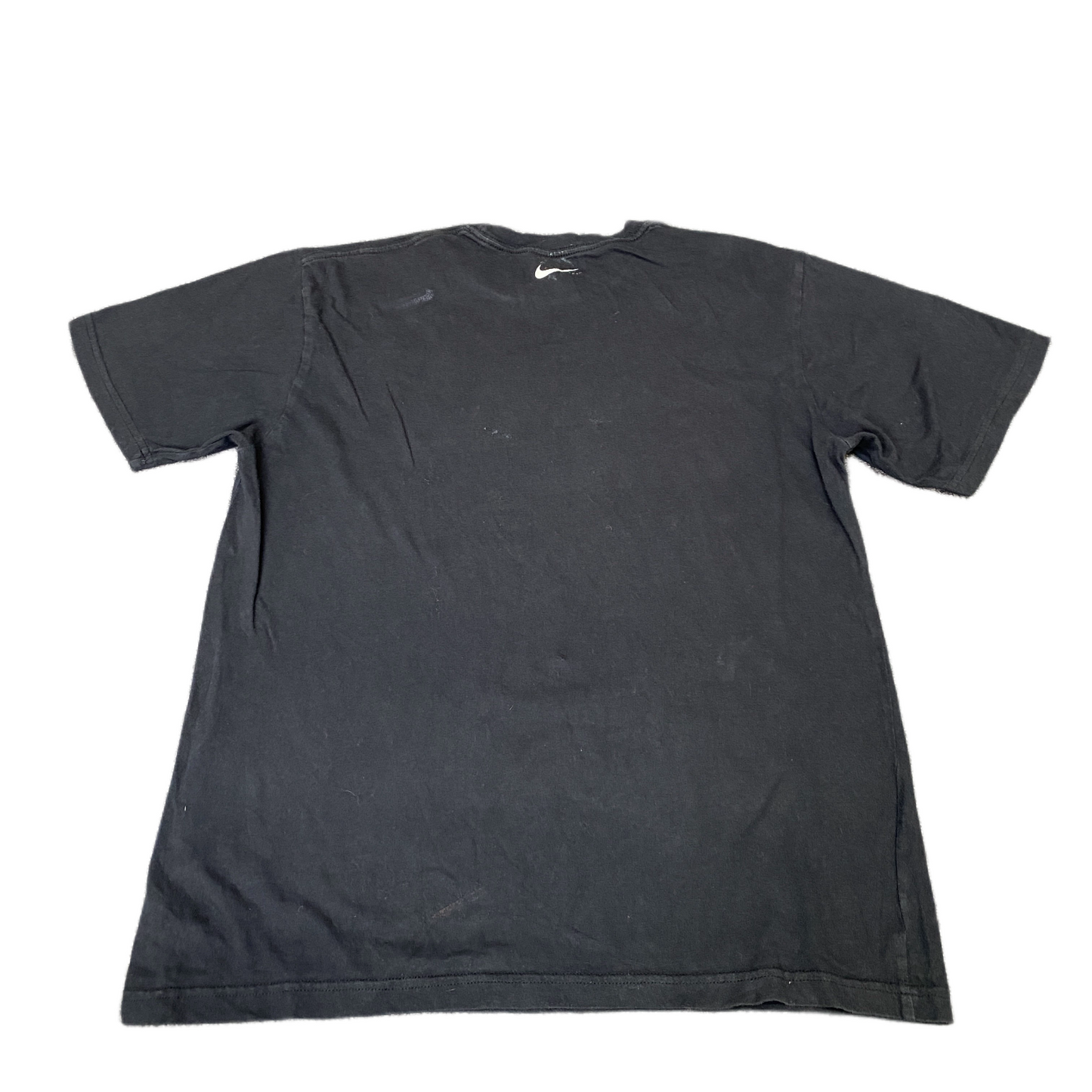Nike T-Shirt Mens Medium Black Graphic Logo Short Sleeve Crew Neck Summer Tee