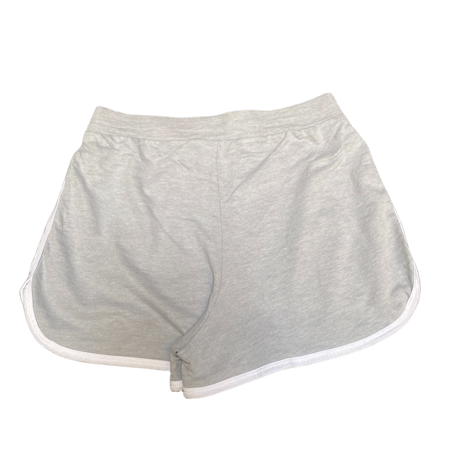 Running Sprinter Shorts Womens M 28" Waist Grey Athletic Gym Workout Dolphin Hem