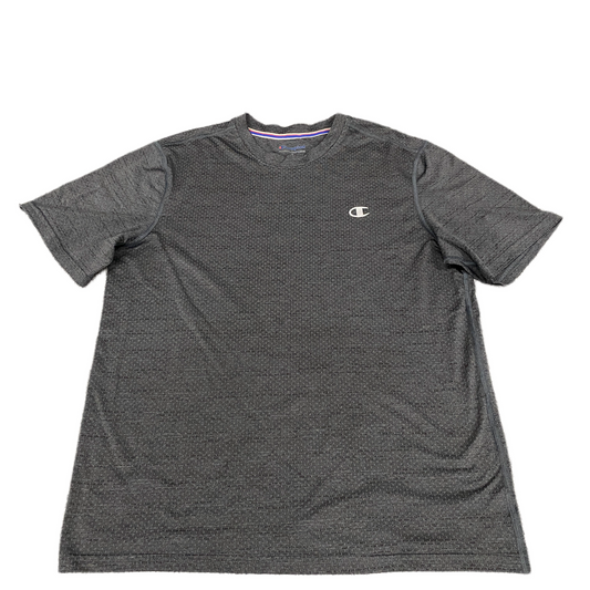 Champion Athleticwear T-Shirt Mens M Black Short Sleeve Crew Neck Pullover Tee