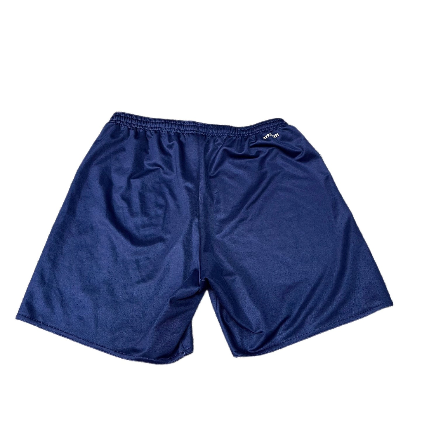 Adidas Aeroready Soccer Shorts Mens XS 26" Waist Blue Gym Training Drawstring
