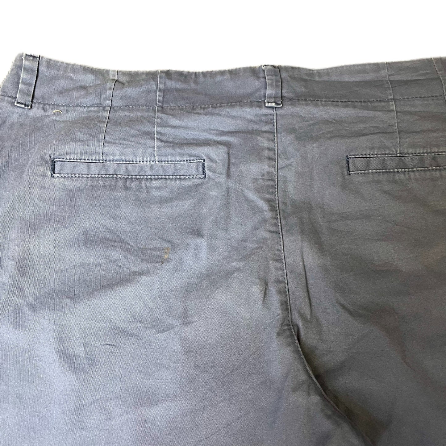 Lee Chino Shorts Fits as Womens 2XL 41" Waist Blue Mid Rise Fit Stretch Outdoor