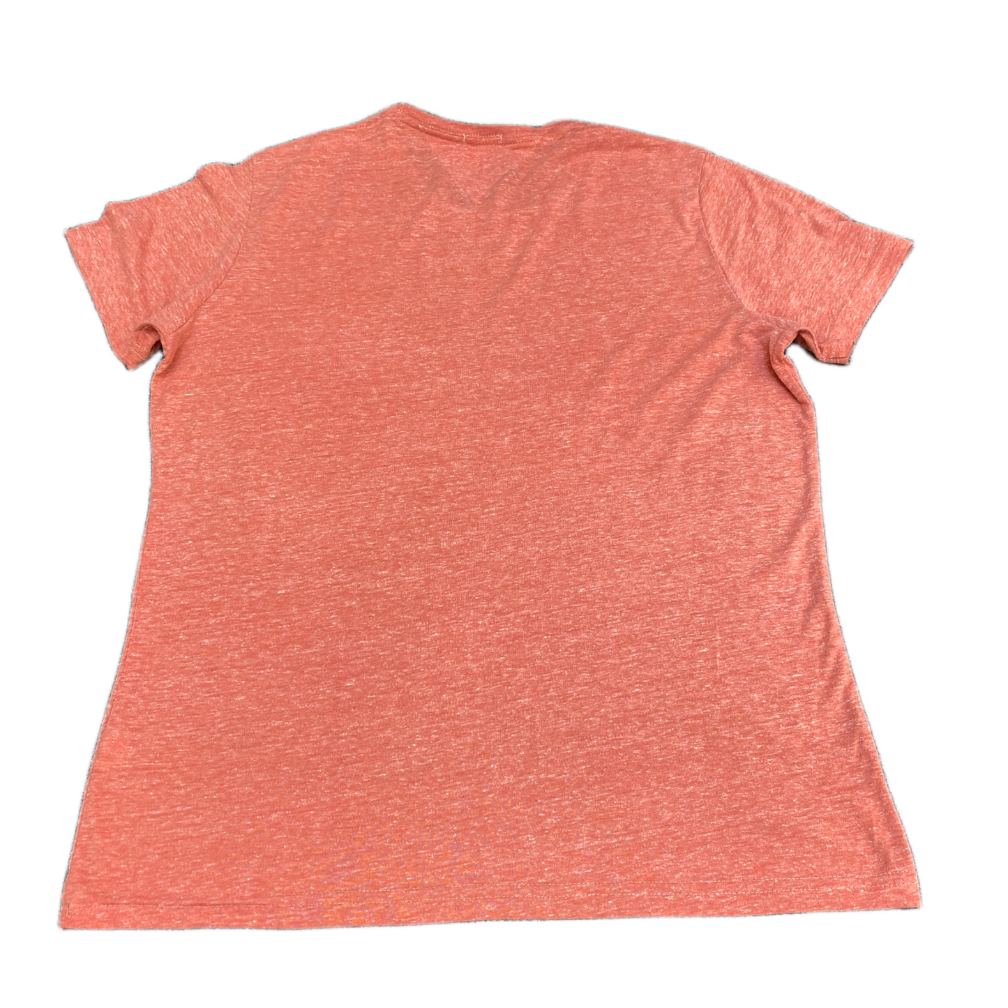 Tommy Hilfiger Shirt Women's Large Pink Solid Embroidered Logo Crew Neck Tee