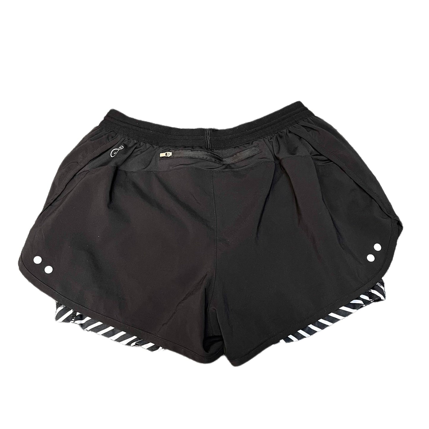 Puma 2-in-1 Shorts Womens XS 25" Waist Black Dry Cell Outer Layer Drawstring