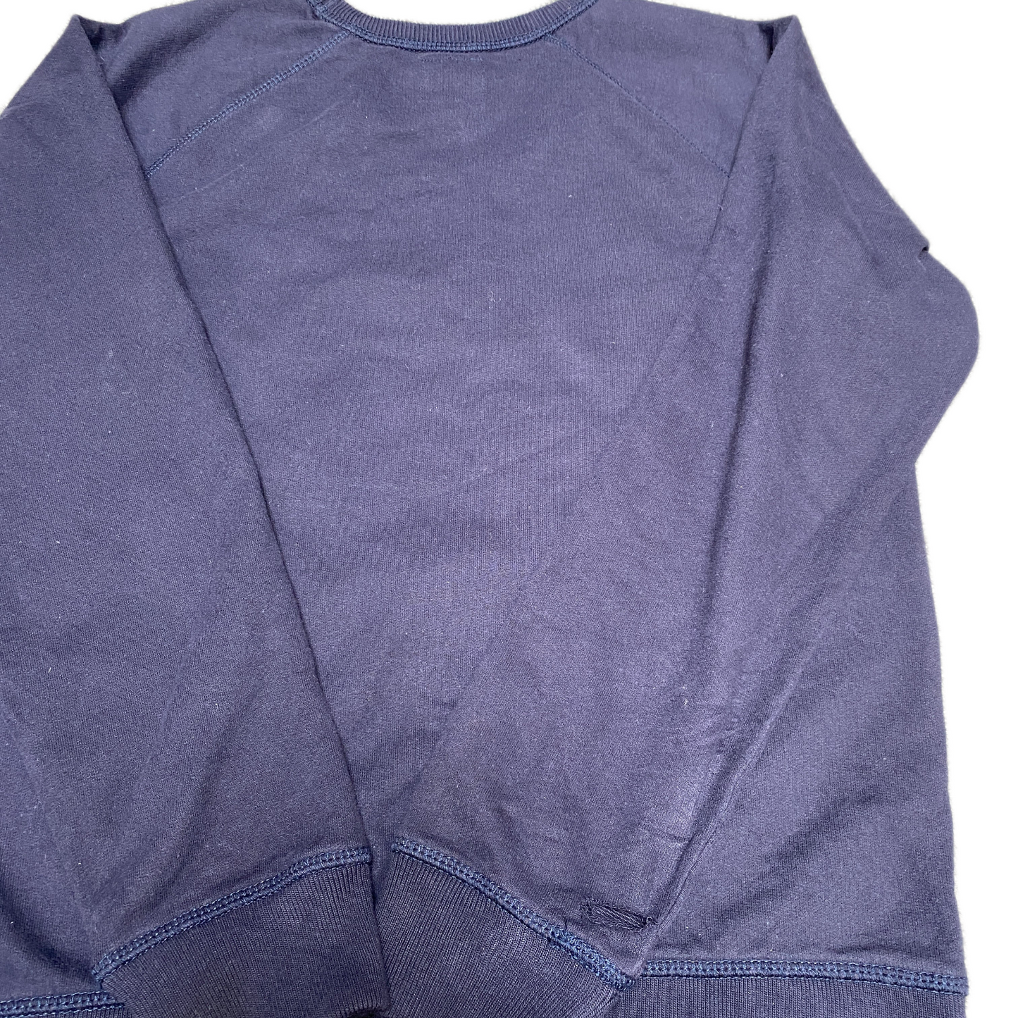 Gap Sweatshirt Boys XS Navy White Graphic Logo Long Sleeve Crew Neck Pullover