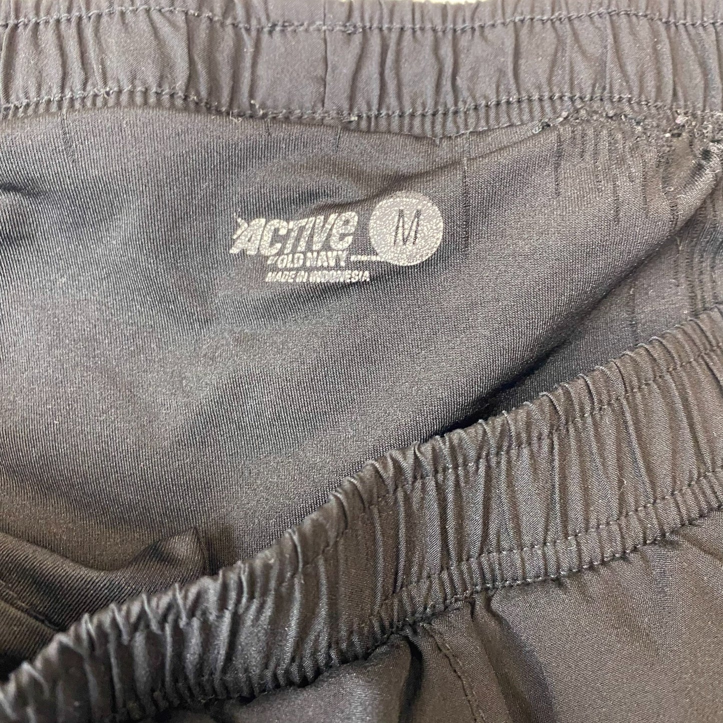 Old Navy Sprinter Shorts Womens M Black Running & Jogging Elastic Waist Pull On