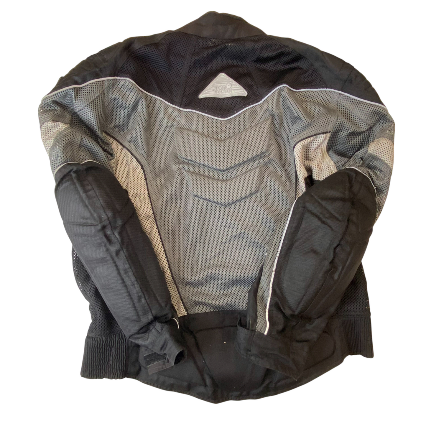 TourMaster Intake Motorcycle Jacket Mens M Black Grey Padded Rider Protection