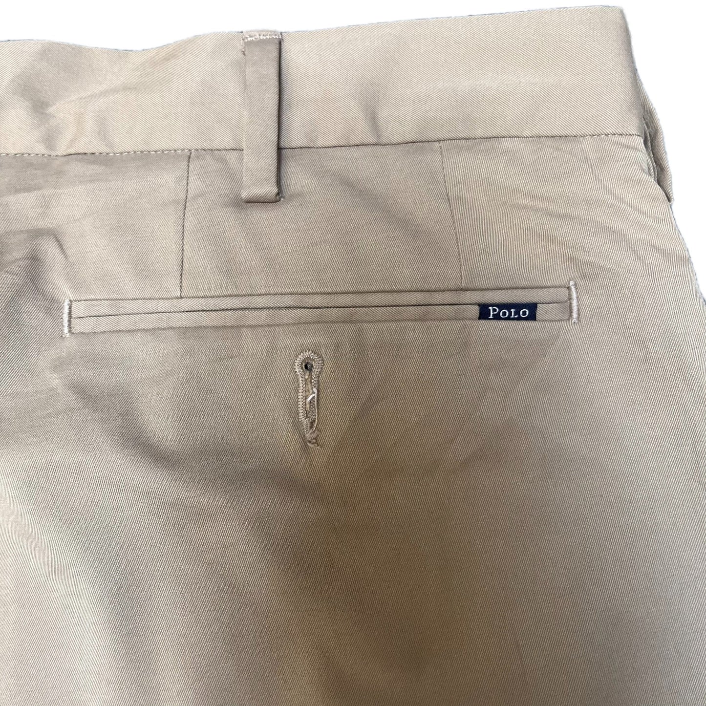 Polo Ralph Lauren Golf Chino Shorts Fits as Mens XL 36" Waist Tan Performance