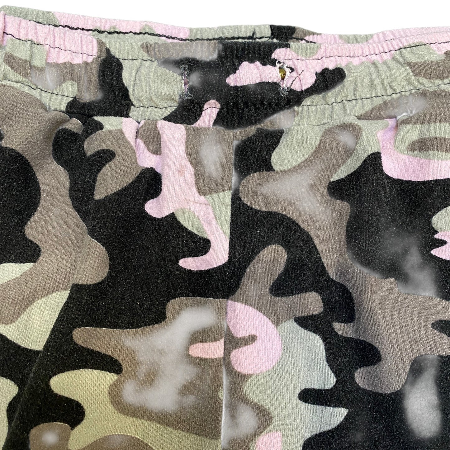 Running Sprinter Shorts Girls M 24" Waist Multi Camo Athletic Gym Dolphin Hem