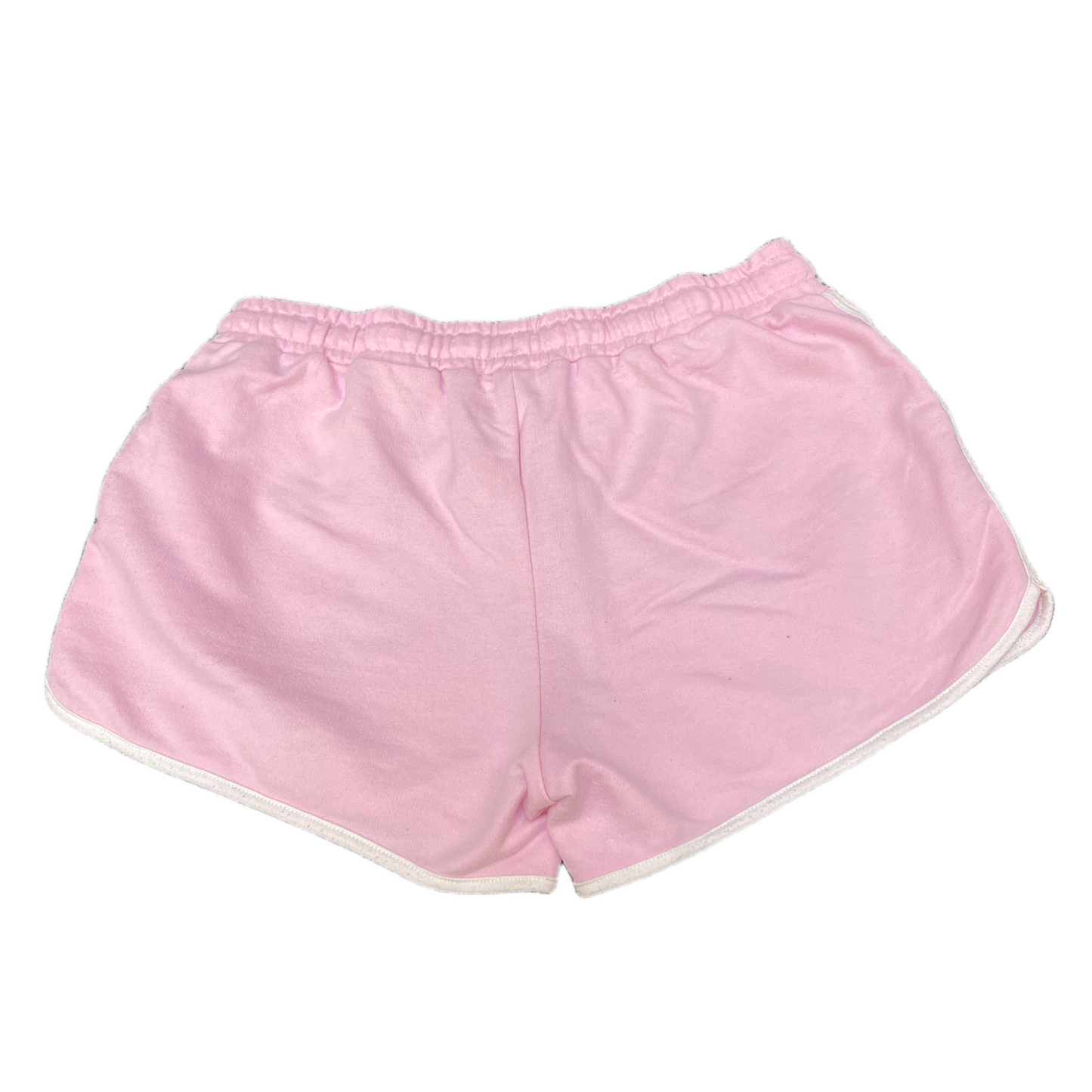 Running Sprinter Shorts Girls M 28" Waist Pink Drawstring Stretch Dolphin Hem