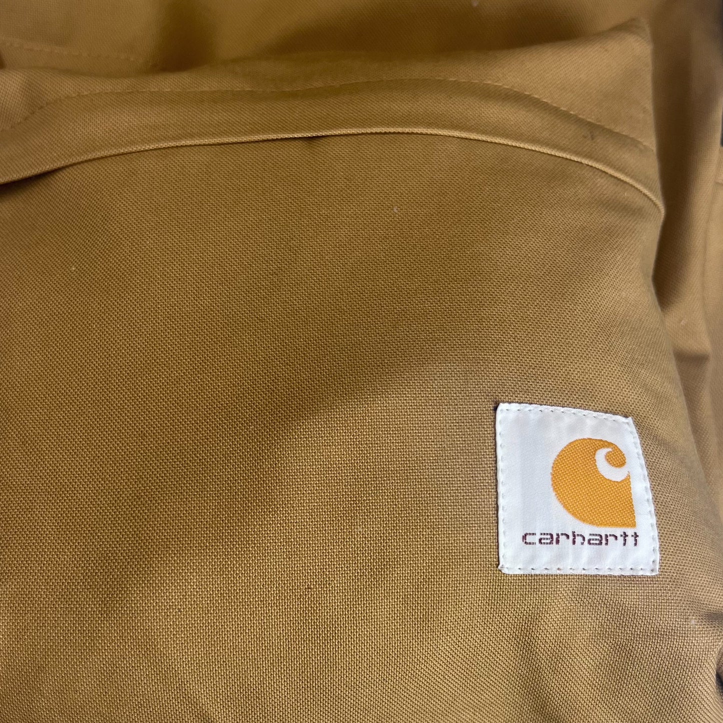 Reworked Carhartt Classic Backpack, Preowned, Canvas, Beige
