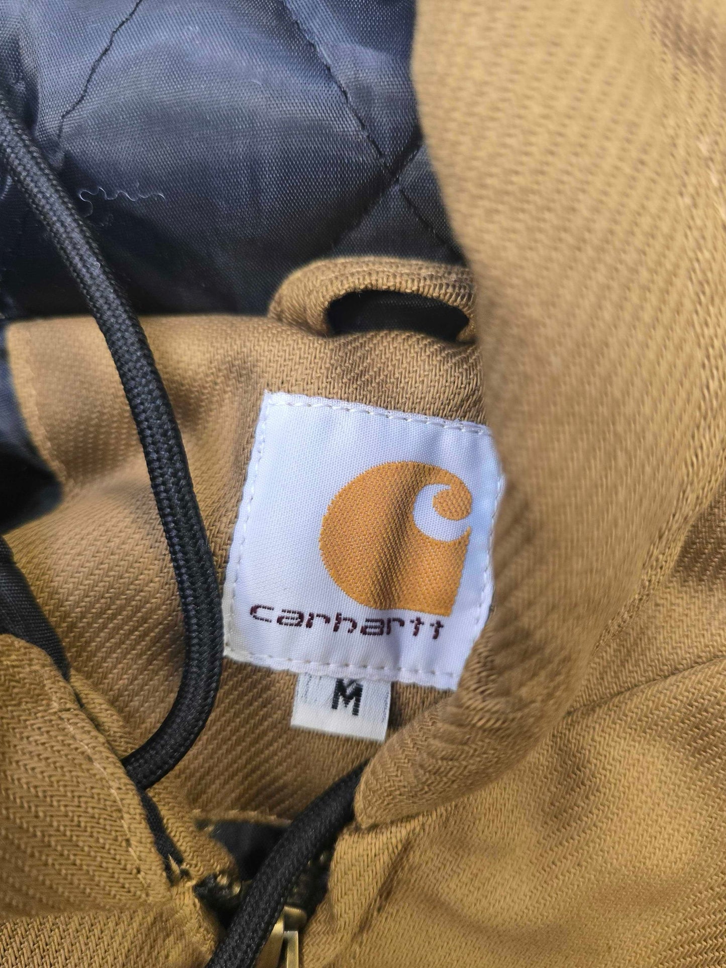 Reworked Carhartt Jacket Tan Brown Long Sleeve Hooded (Sizes Available)