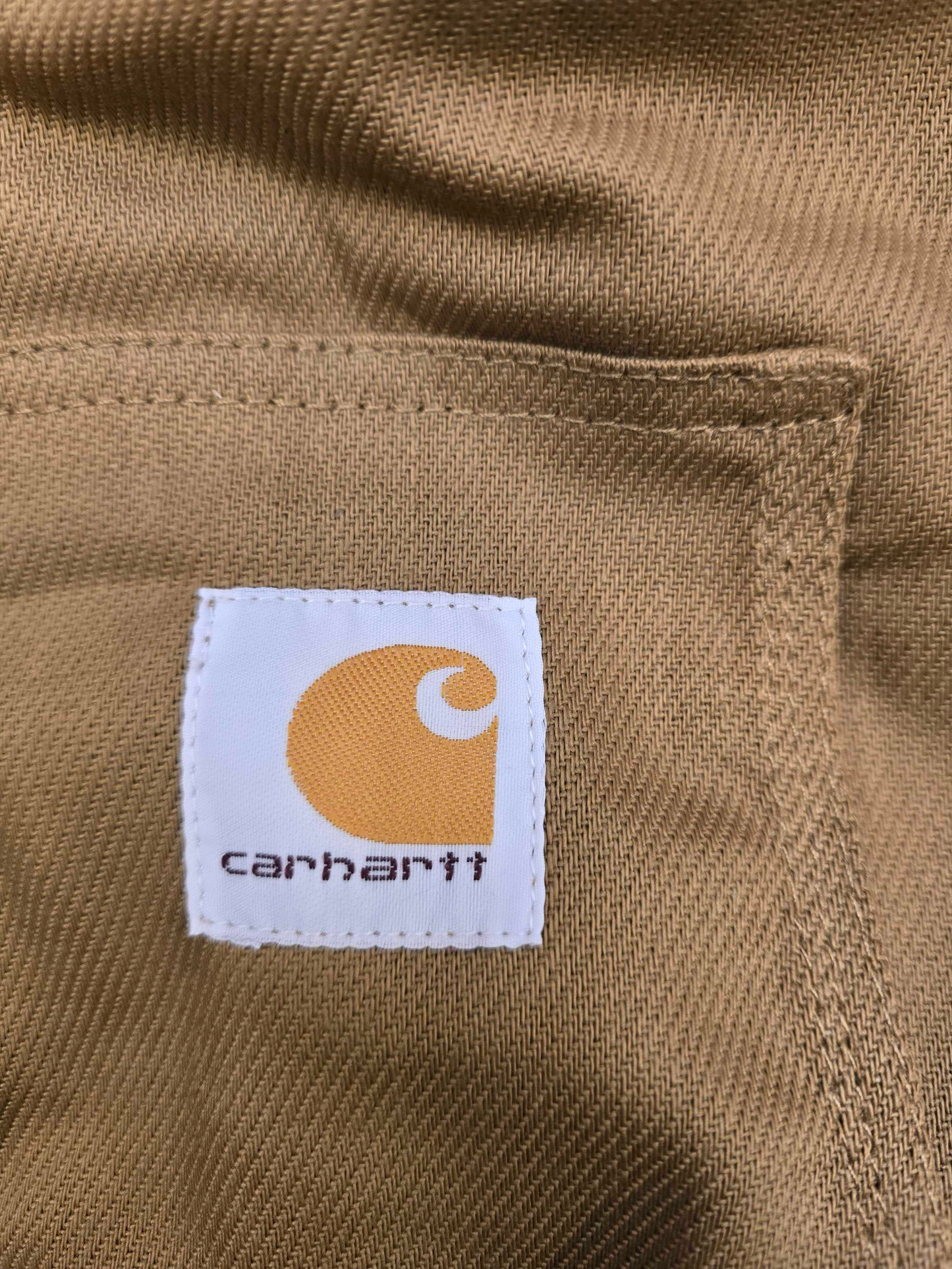Reworked Carhartt Jacket Tan Brown Long Sleeve Hooded (Sizes Available)