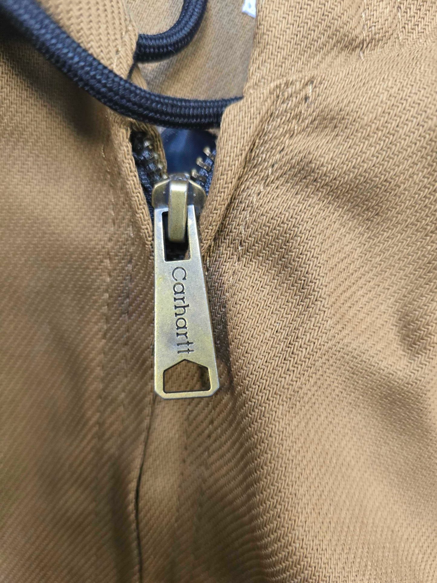 Reworked Carhartt Jacket Tan Brown Long Sleeve Hooded (Sizes Available)