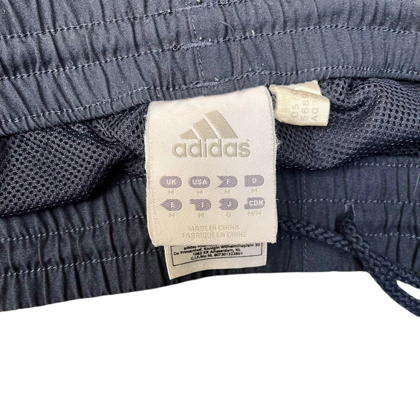 Adidas Activewear Shorts Men M 34" Waist Dark Navy Lined Athletic Gym Drawstring