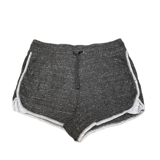 Running Sprinter Shorts Womens M 30" Waist Grey Athletic Gym Workout Dolphin Hem