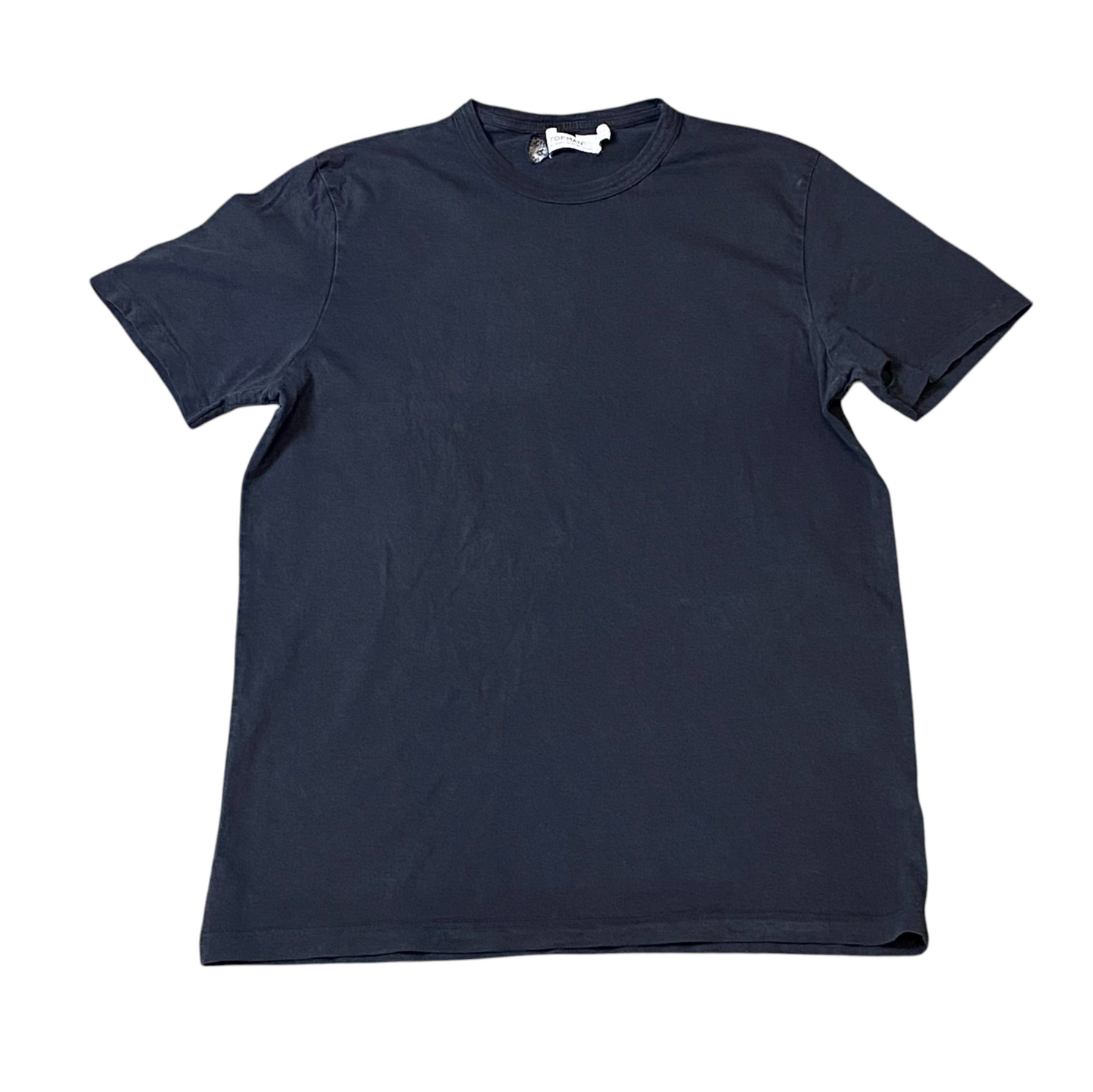 Topman Shirt Mens XS Black Solid Regular Fit Short Sleeve Crew Neck Casual Tee