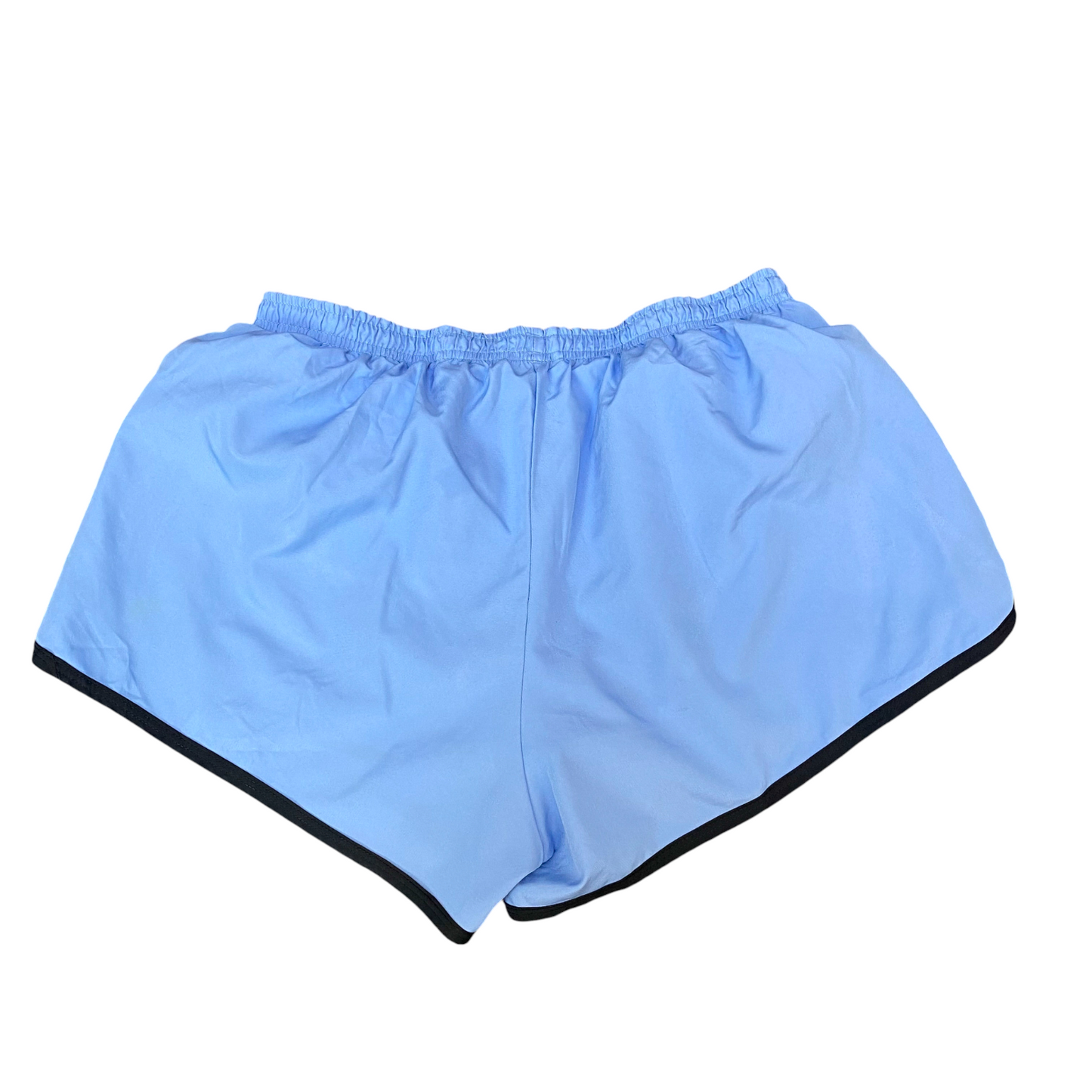 Sports Running Sprinter Shorts Womens Medium Blue Gym Workout Drawstring Waist
