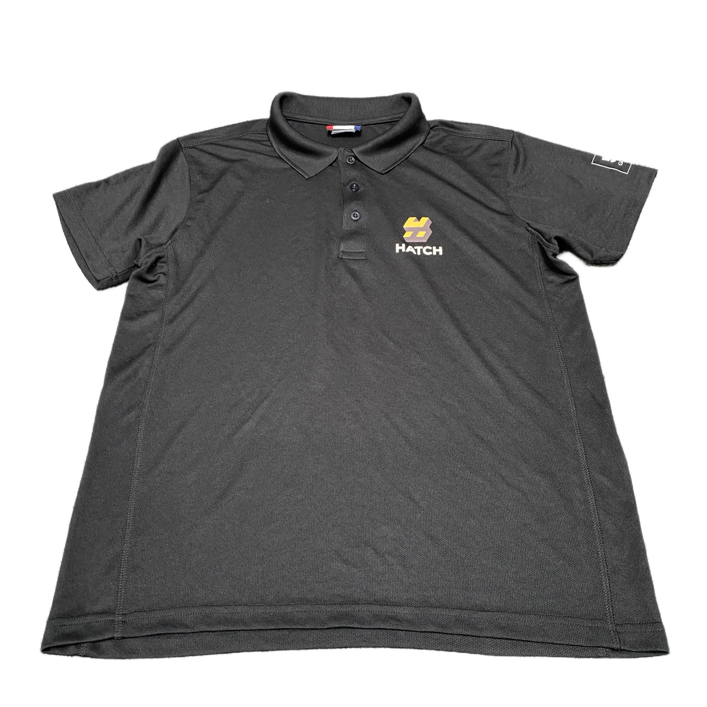 Clique Polo Shirt Mens S Black Golf Performance Short Sleeve Collared Popover