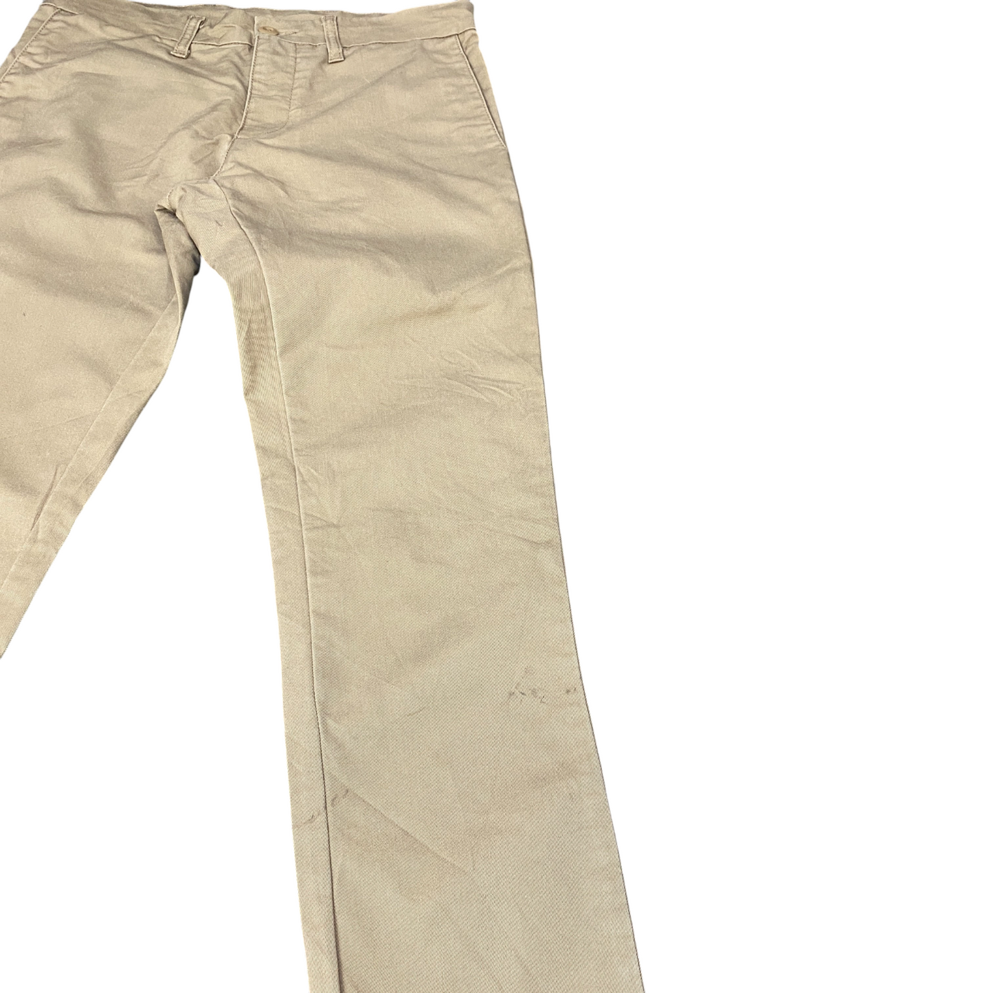 Carhartt Sid Pants Mens Medium Beige Stretch High Waisted Slim Fit Straight Leg